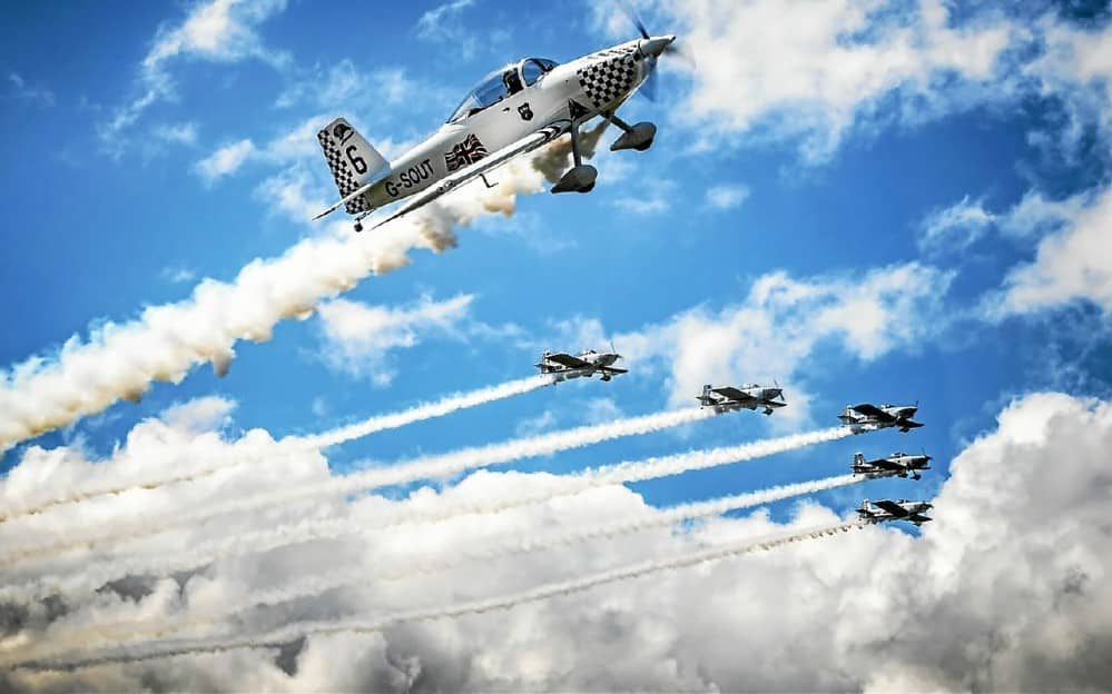L'escadrille des Ceaven, composée d'anciens pilotes de la RAF fera une démonstration (photo fournie par l'aéroclub)